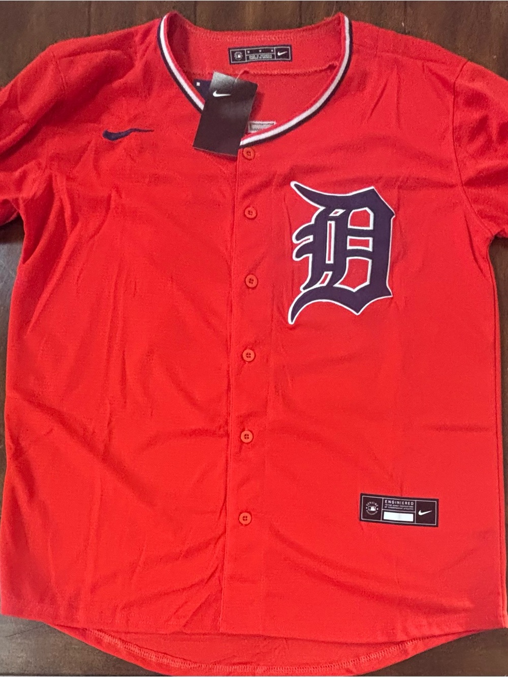 Detroit Tigers Spencer Torkelson Adult Medium (Orange) Alternate Jersey NWT
